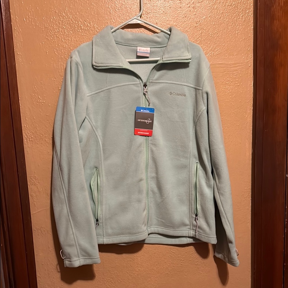Columbia Women's Mint Green Fleece Jacket